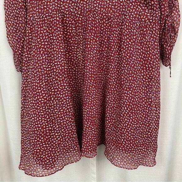 Madewell Starviolet Mini Dress Ditsy Floral Sz.24W NWT - Picture 14 of 16